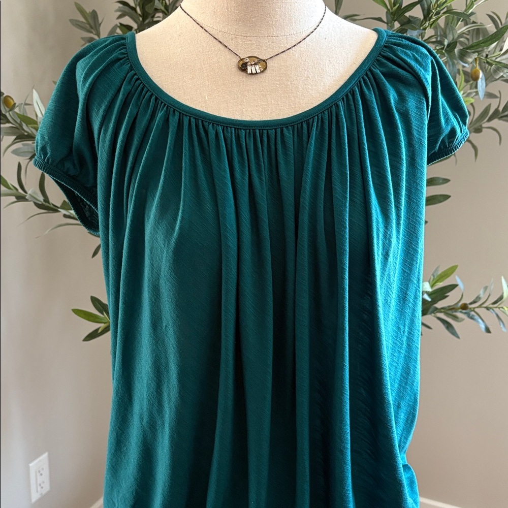 Top by Anthropologie Porridge size S, new with tags, teal color